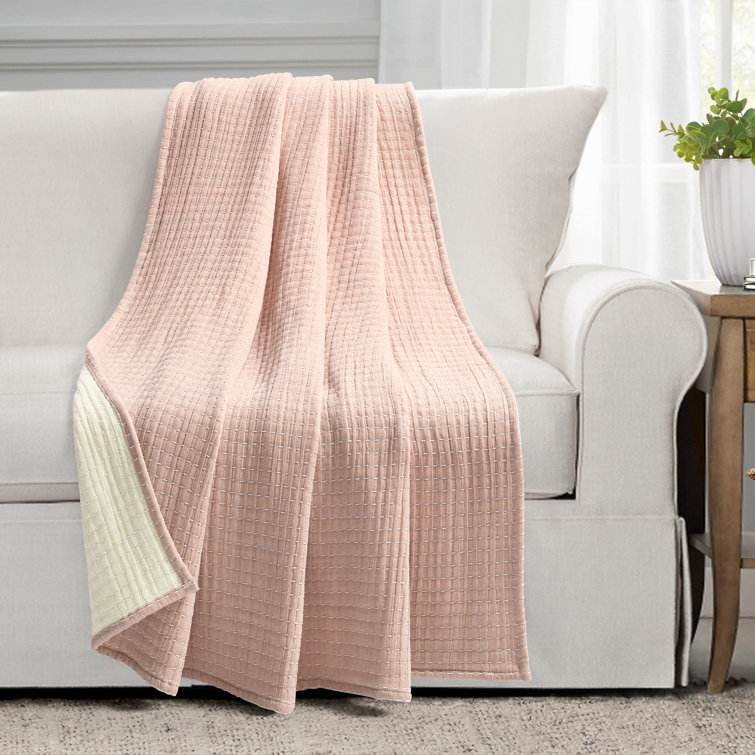 Off white throw online blanket